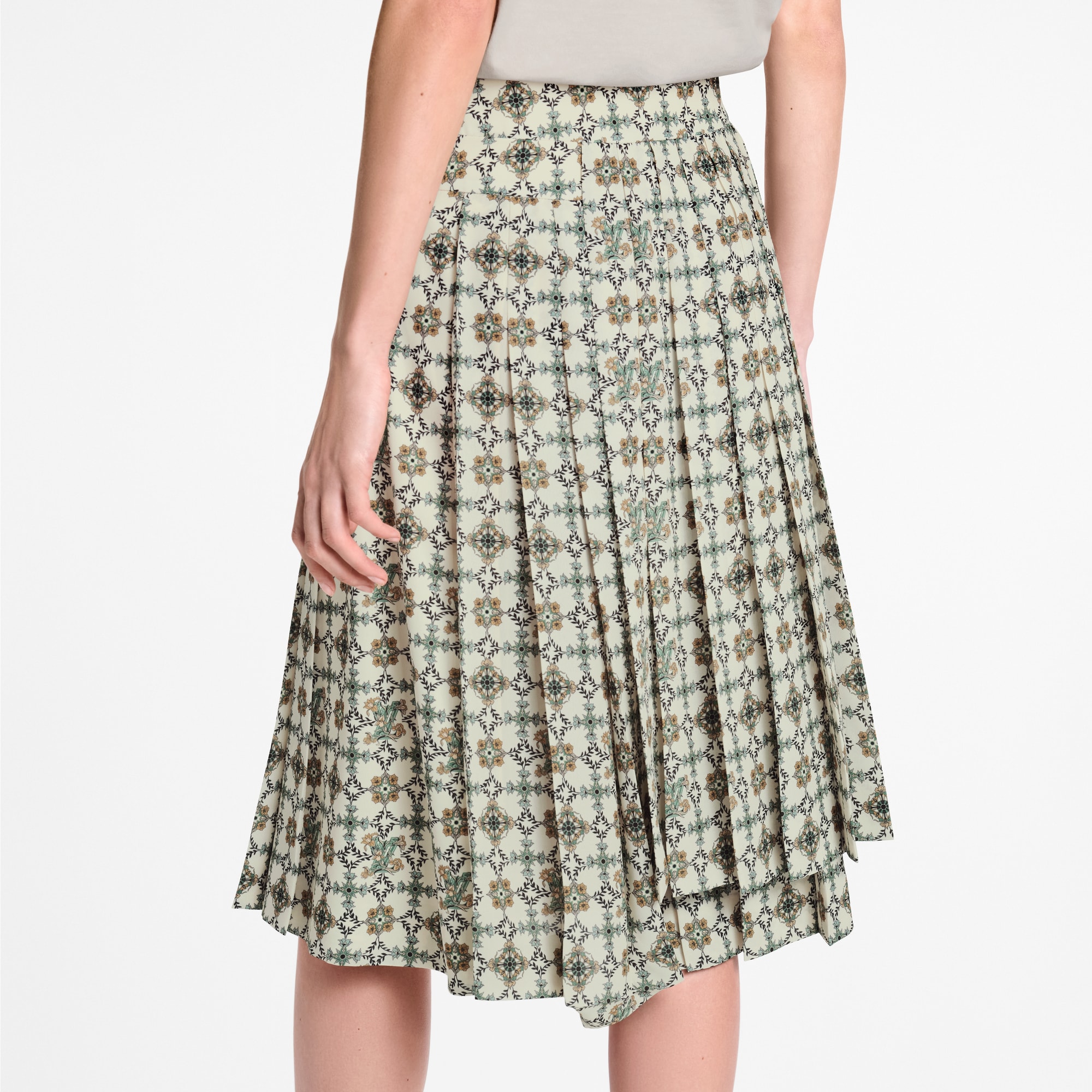 ヌーヴォー モノグラム プリーツ スカート ｜ルイ・ヴィトン 公式